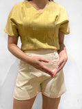 Kara Linen Sleeved Blouse