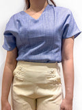 Kara Linen Sleeved Blouse